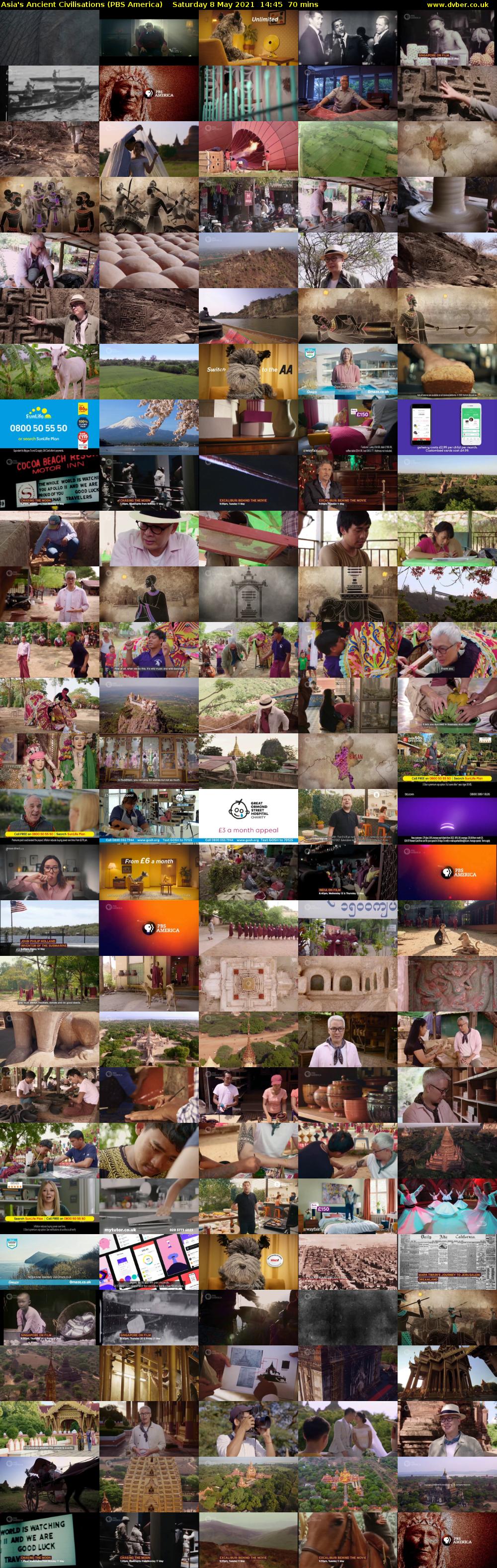 Asia's Ancient Civilisations (PBS America) Saturday 8 May 2021 14:45 - 15:55