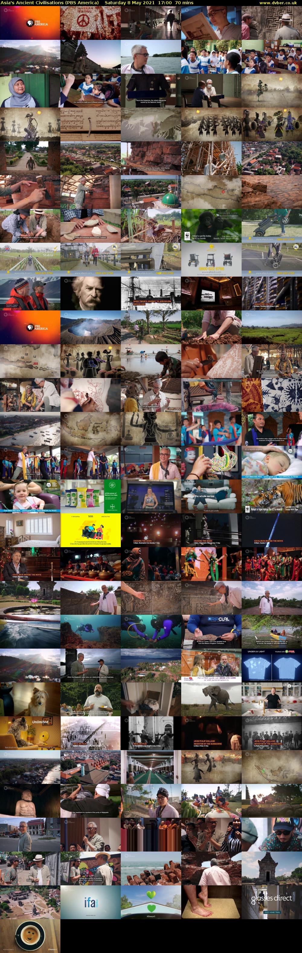 Asia's Ancient Civilisations (PBS America) Saturday 8 May 2021 17:00 - 18:10