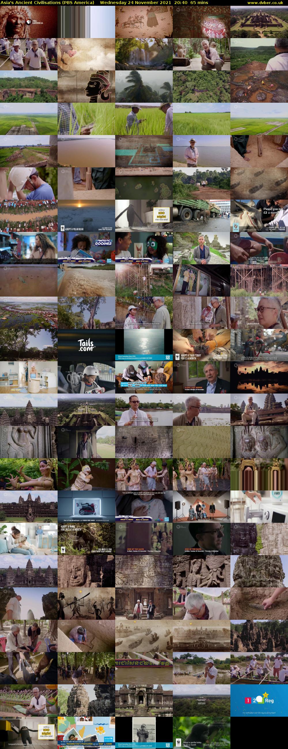 Asia's Ancient Civilisations (PBS America) Wednesday 24 November 2021 20:40 - 21:45