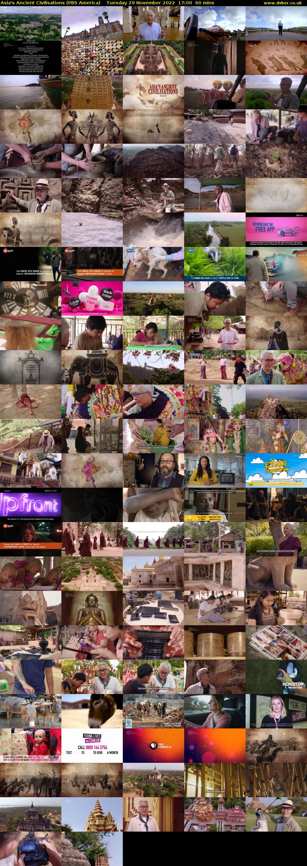 Asia's Ancient Civilisations (PBS America) Tuesday 29 November 2022 17:00 - 18:00