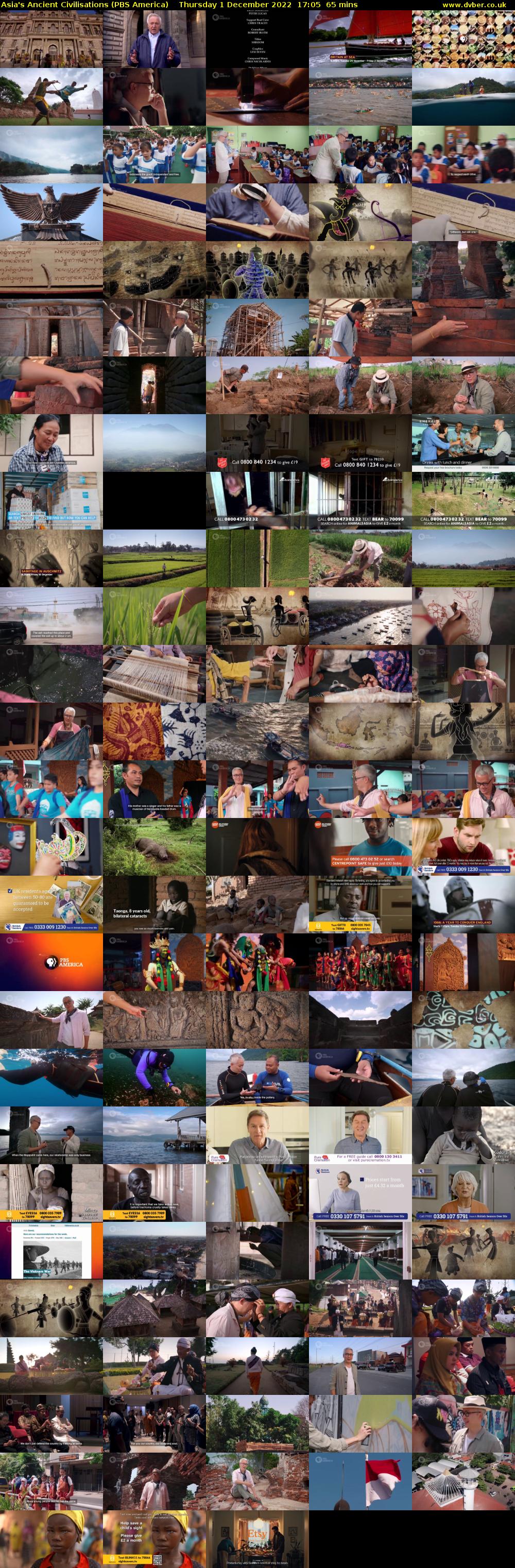 Asia's Ancient Civilisations (PBS America) Thursday 1 December 2022 17:05 - 18:10