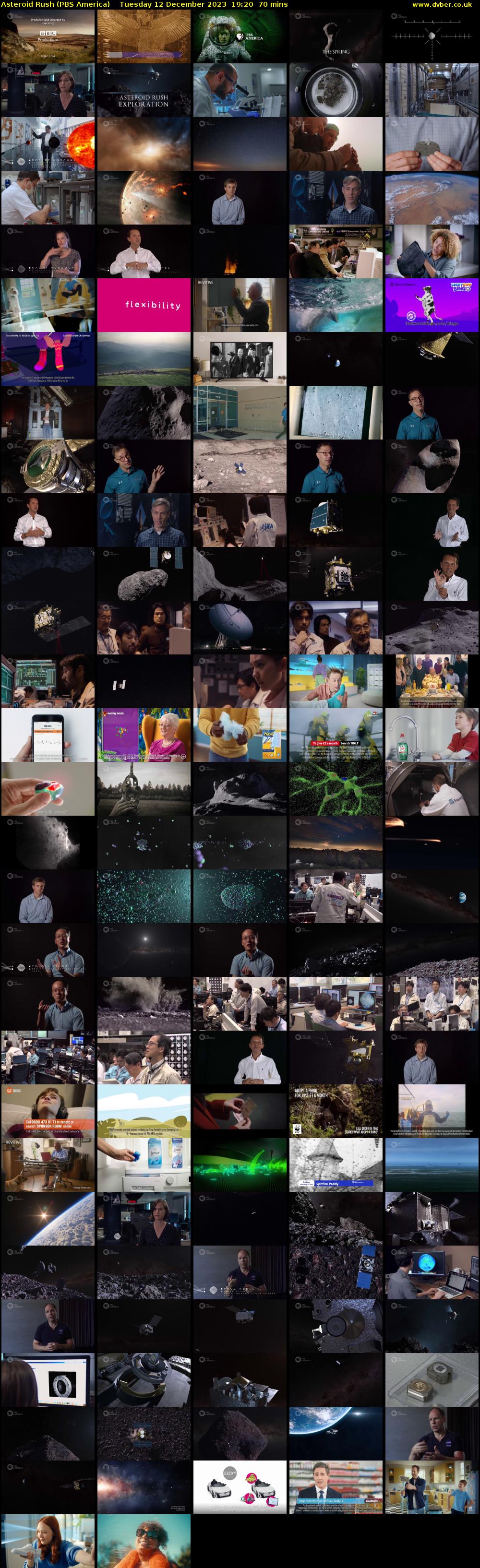 Asteroid Rush (PBS America) Tuesday 12 December 2023 19:20 - 20:30