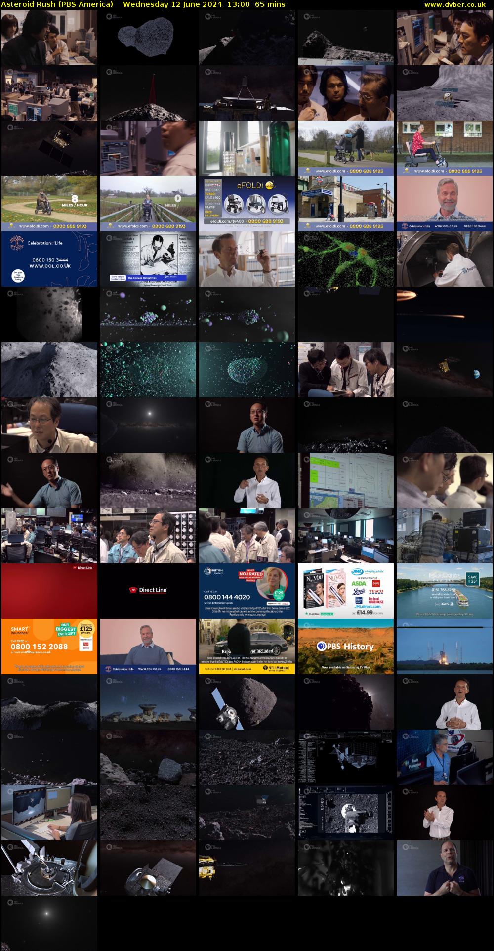Asteroid Rush (PBS America) Wednesday 12 June 2024 13:00 - 14:05
