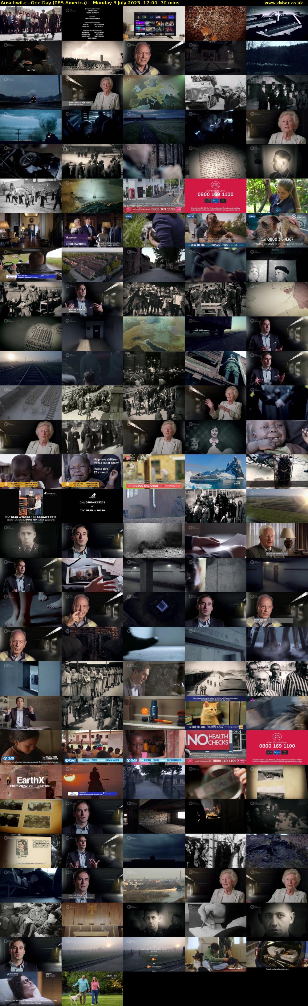 Auschwitz - One Day (PBS America) Monday 3 July 2023 17:00 - 18:10