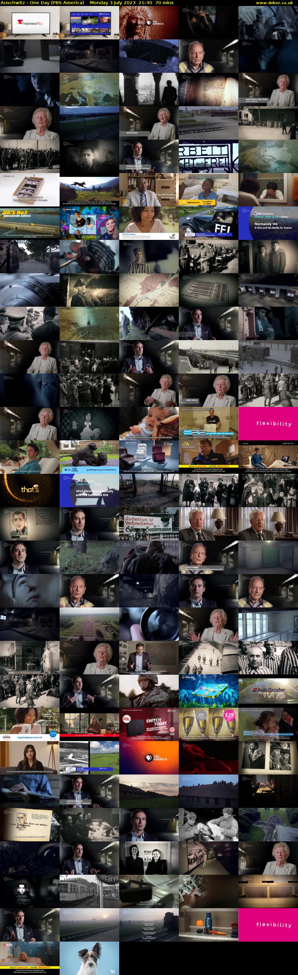 Auschwitz - One Day (PBS America) Monday 3 July 2023 21:40 - 22:50