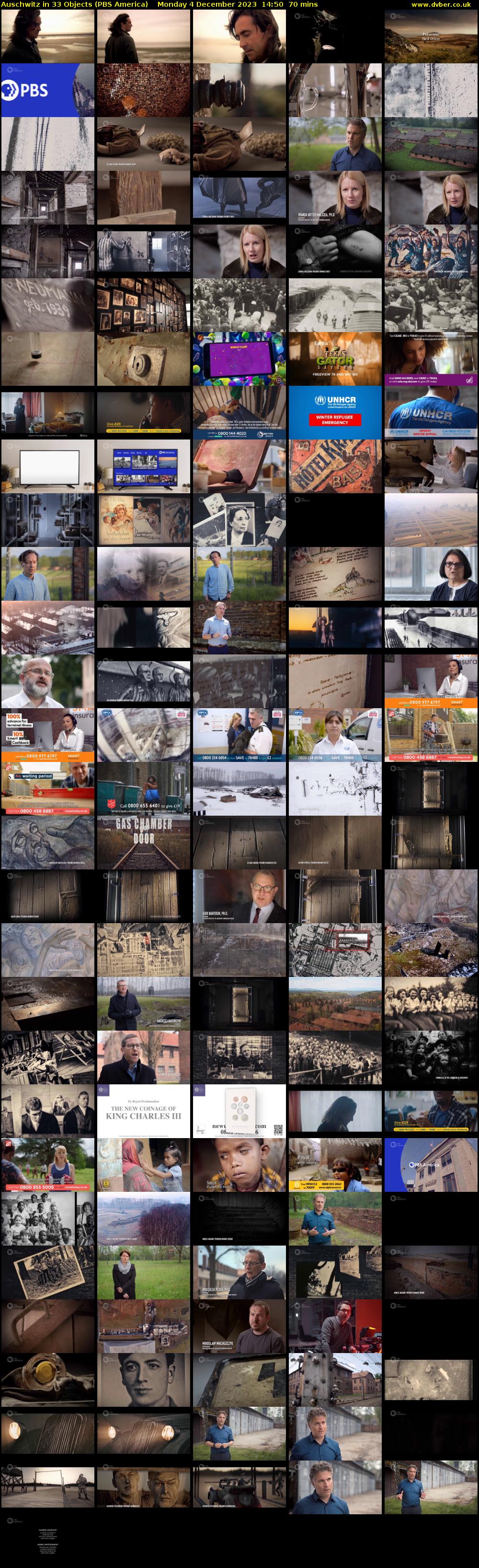 Auschwitz in 33 Objects (PBS America) Monday 4 December 2023 14:50 - 16:00