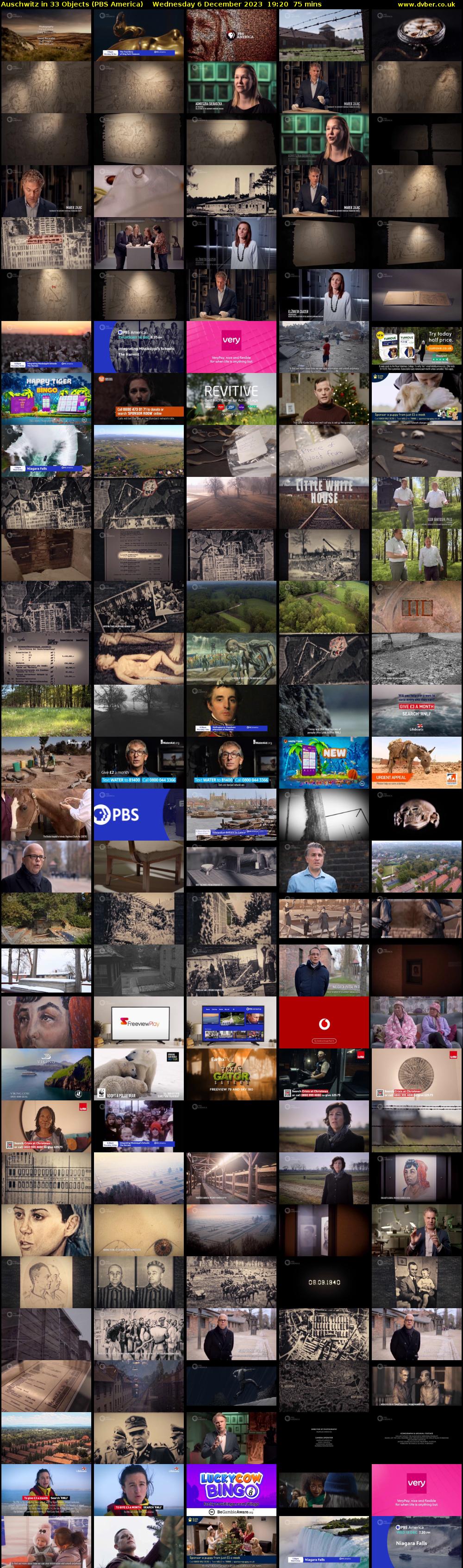 Auschwitz in 33 Objects (PBS America) Wednesday 6 December 2023 19:20 - 20:35
