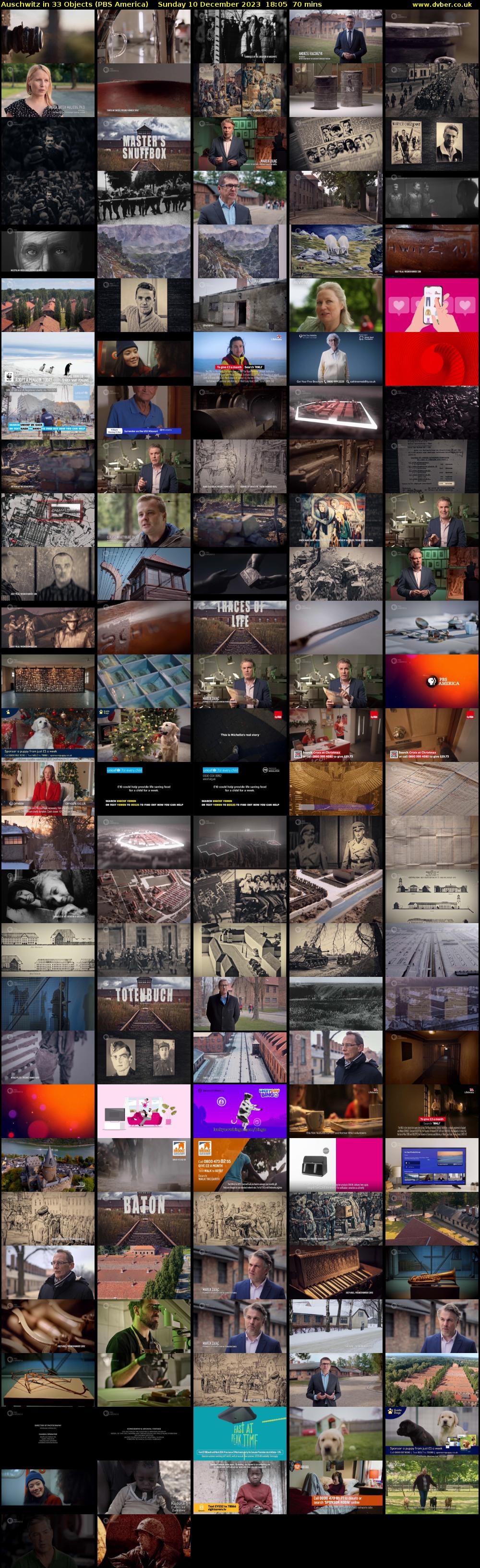 Auschwitz in 33 Objects (PBS America) Sunday 10 December 2023 18:05 - 19:15