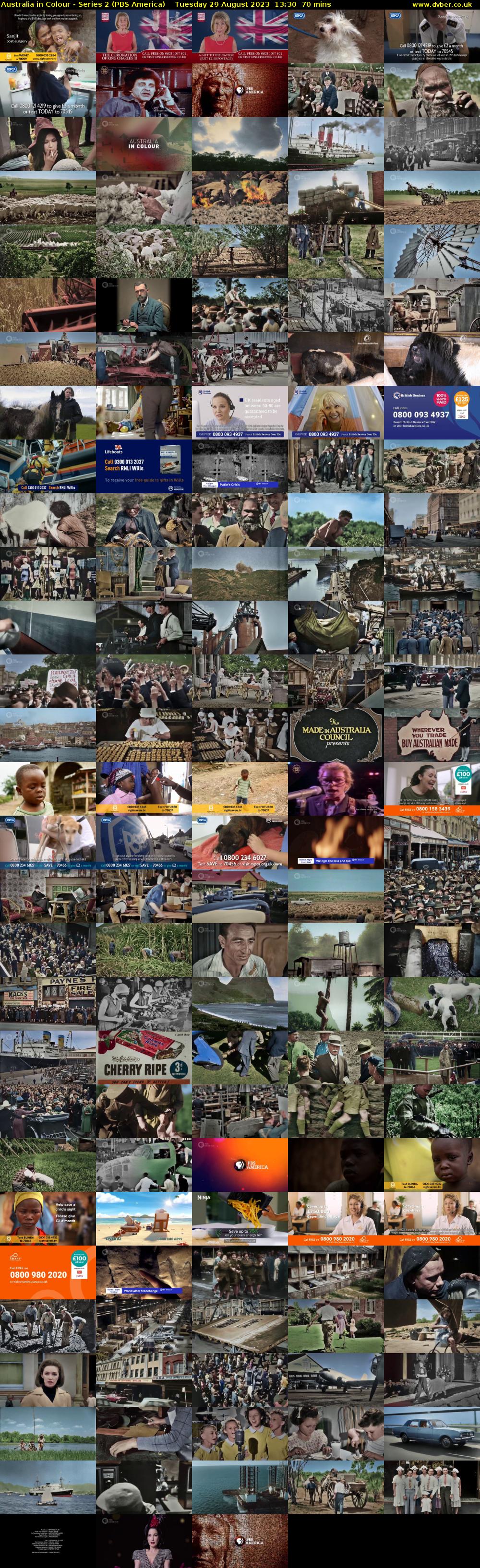 Australia in Colour - Series 2 (PBS America) Tuesday 29 August 2023 13:30 - 14:40