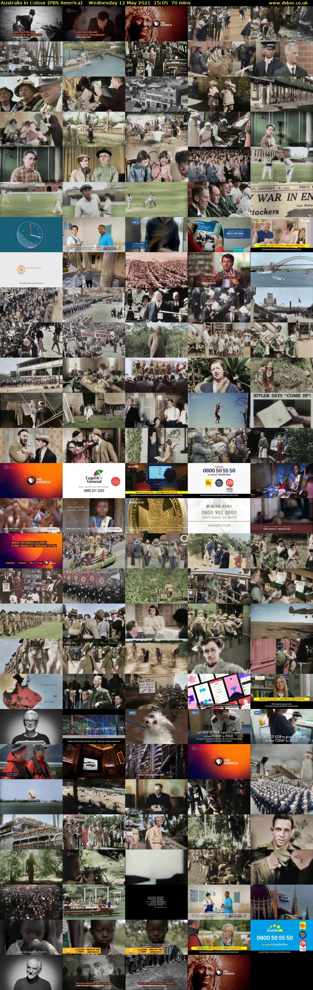 Australia in Colour (PBS America) Wednesday 12 May 2021 15:05 - 16:15