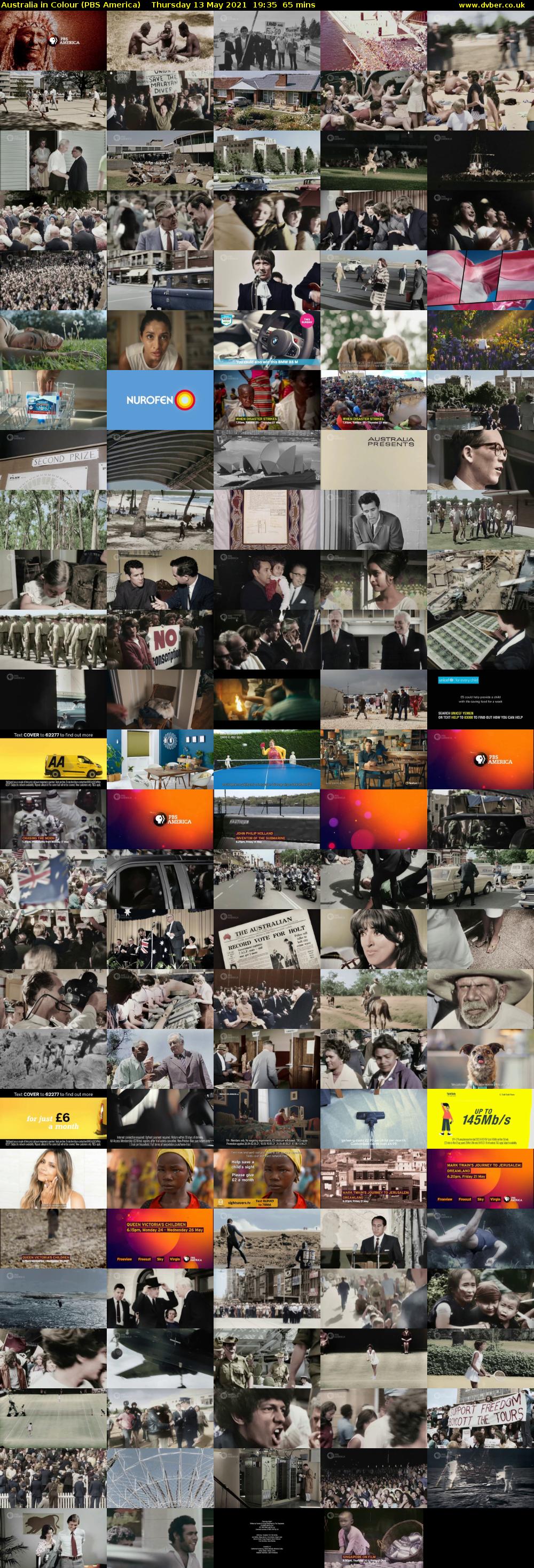Australia in Colour (PBS America) Thursday 13 May 2021 19:35 - 20:40