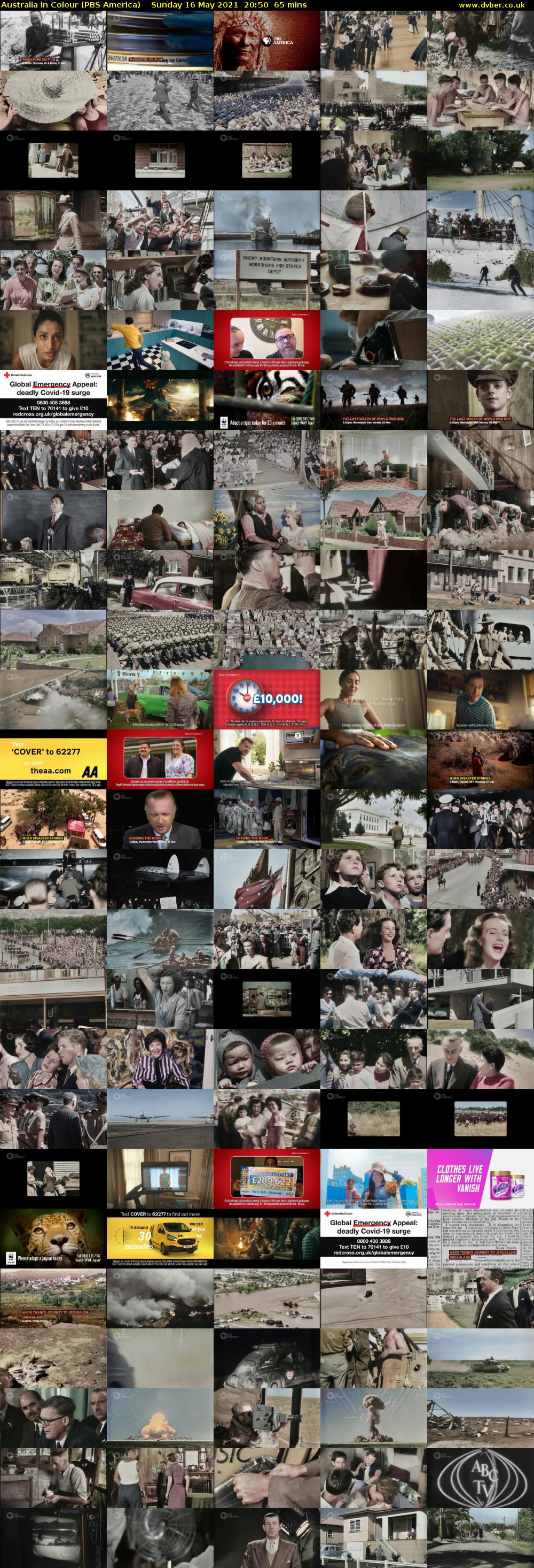 Australia in Colour (PBS America) Sunday 16 May 2021 20:50 - 21:55