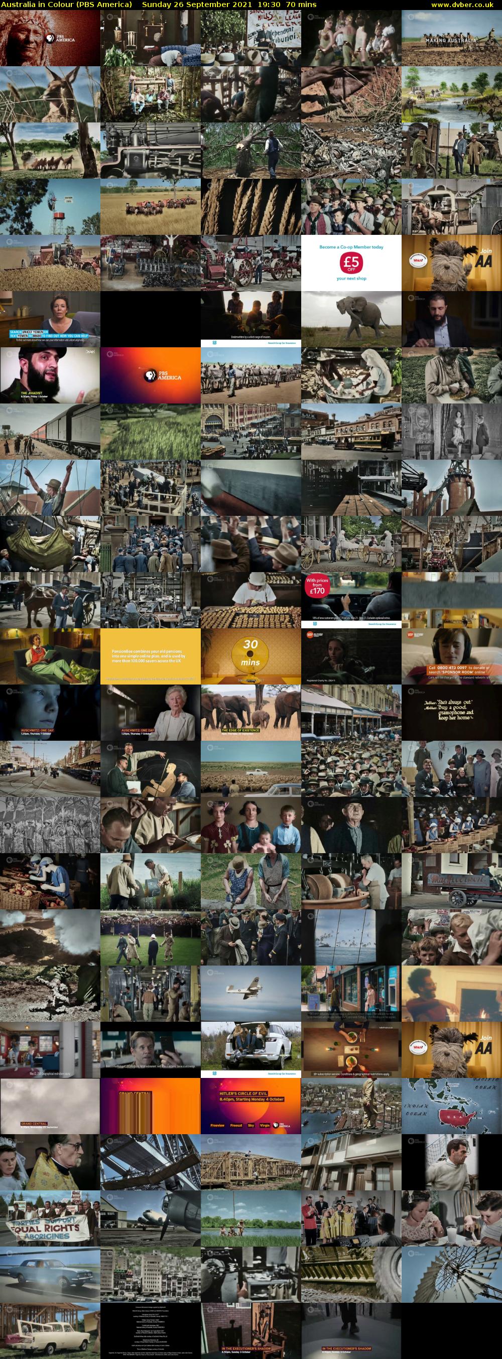Australia in Colour (PBS America) Sunday 26 September 2021 19:30 - 20:40