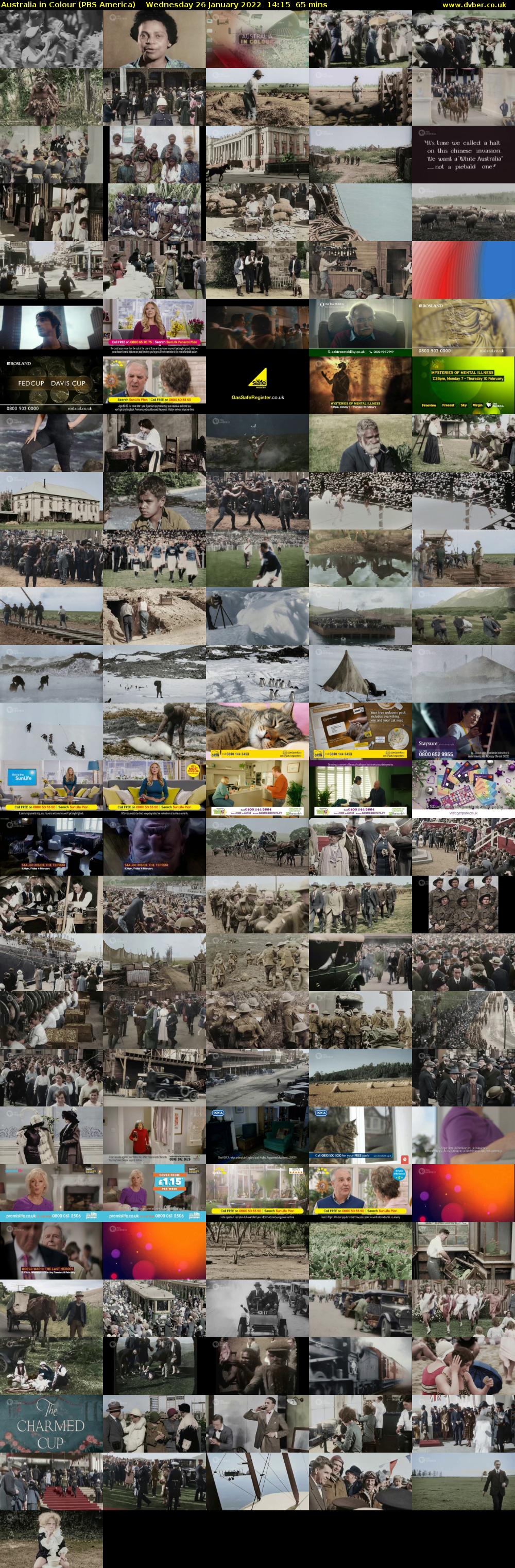 Australia in Colour (PBS America) Wednesday 26 January 2022 14:15 - 15:20