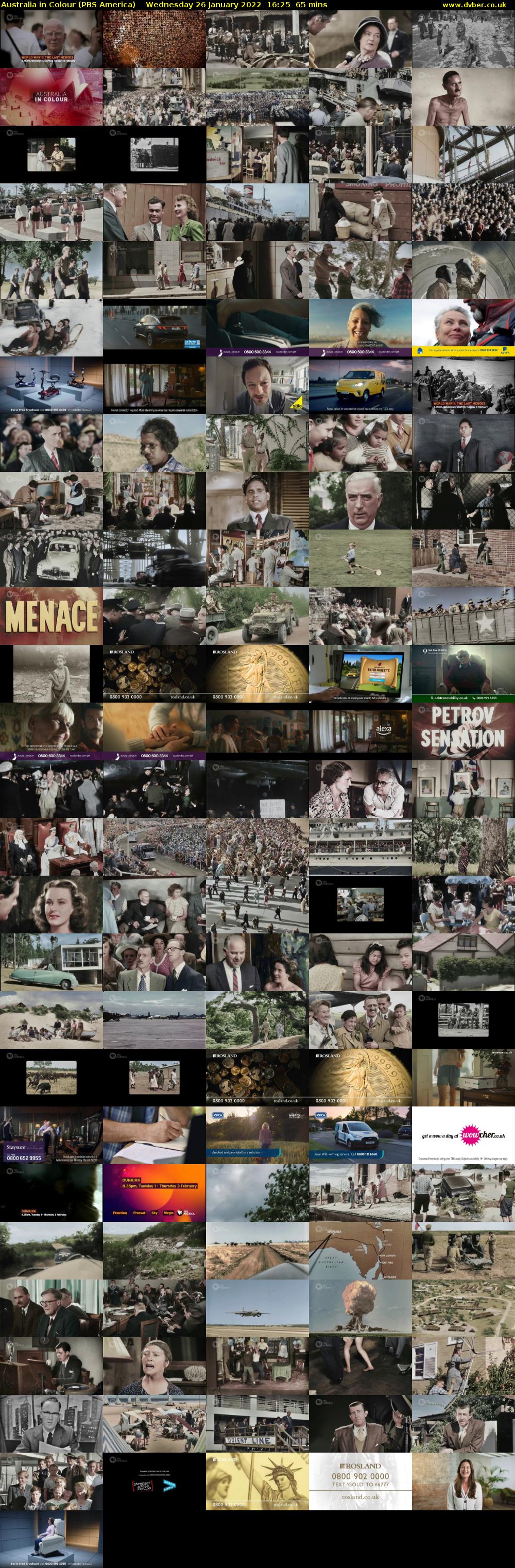 Australia in Colour (PBS America) Wednesday 26 January 2022 16:25 - 17:30