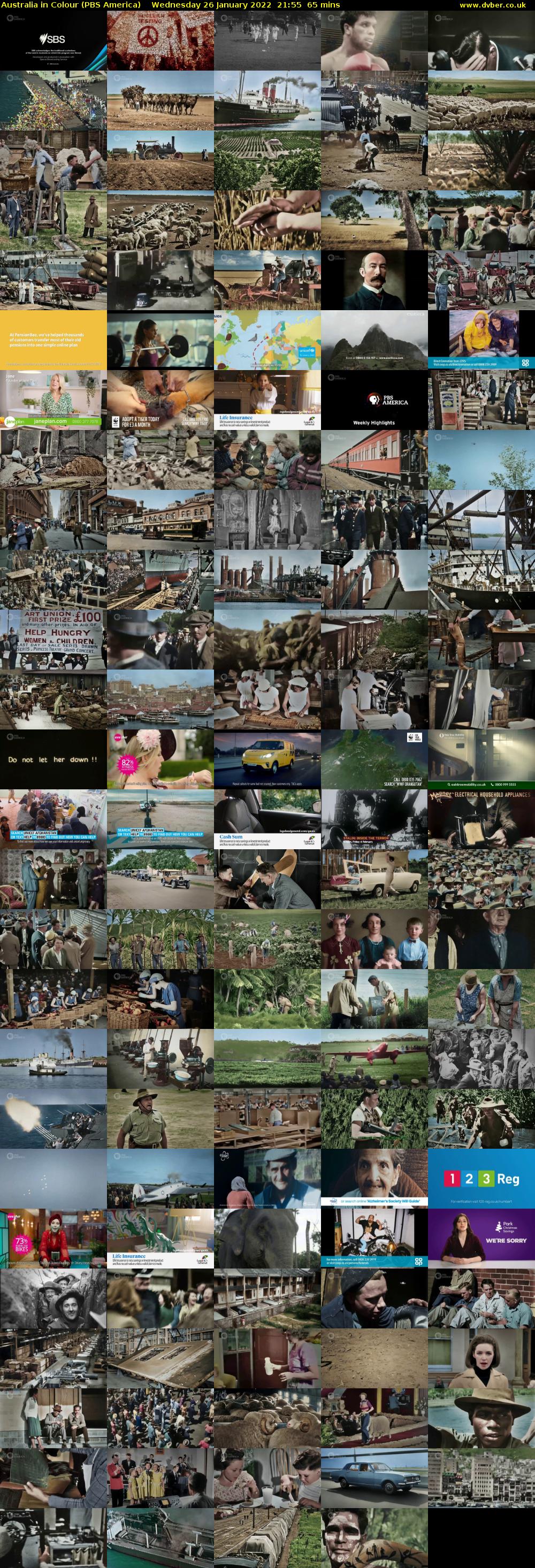 Australia in Colour (PBS America) Wednesday 26 January 2022 21:55 - 23:00