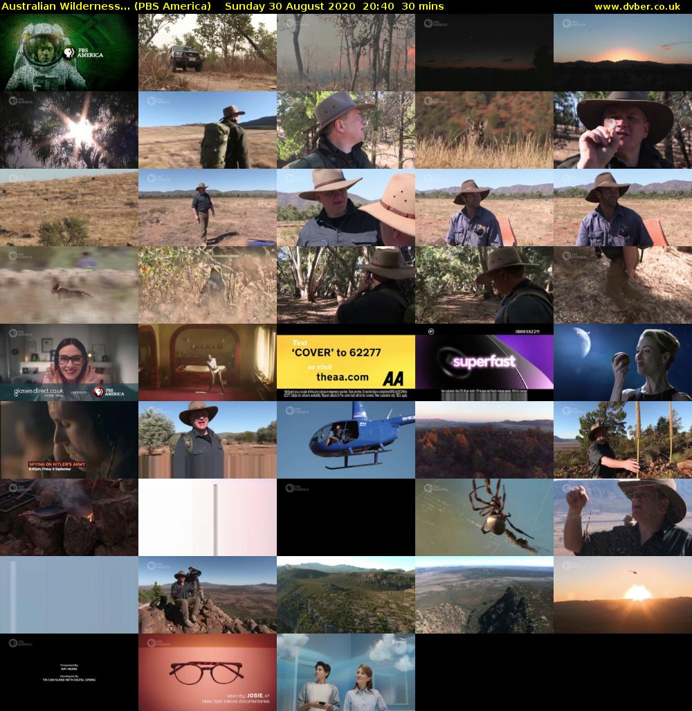 Australian Wilderness... (PBS America) Sunday 30 August 2020 20:40 - 21:10