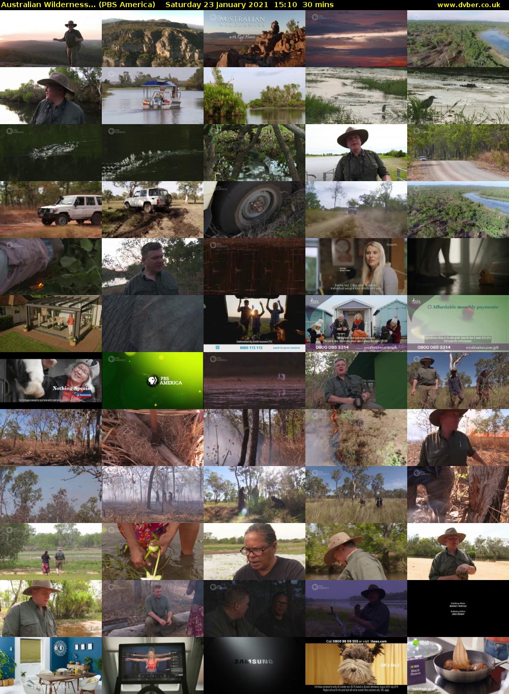Australian Wilderness... (PBS America) Saturday 23 January 2021 15:10 - 15:40