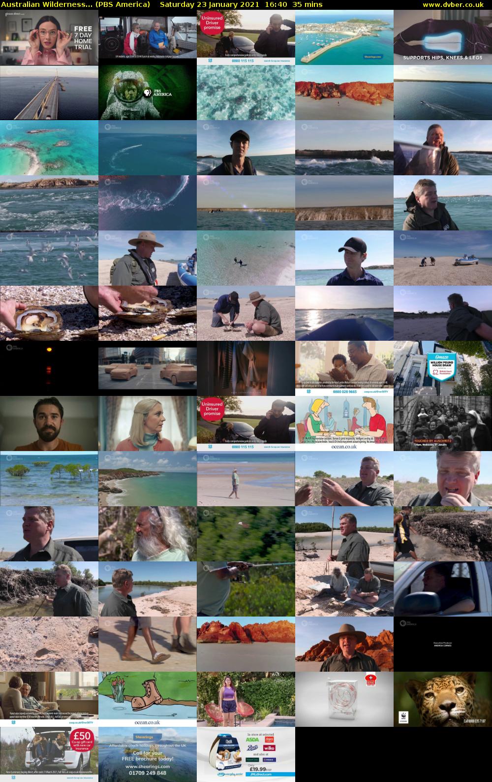 Australian Wilderness... (PBS America) Saturday 23 January 2021 16:40 - 17:15