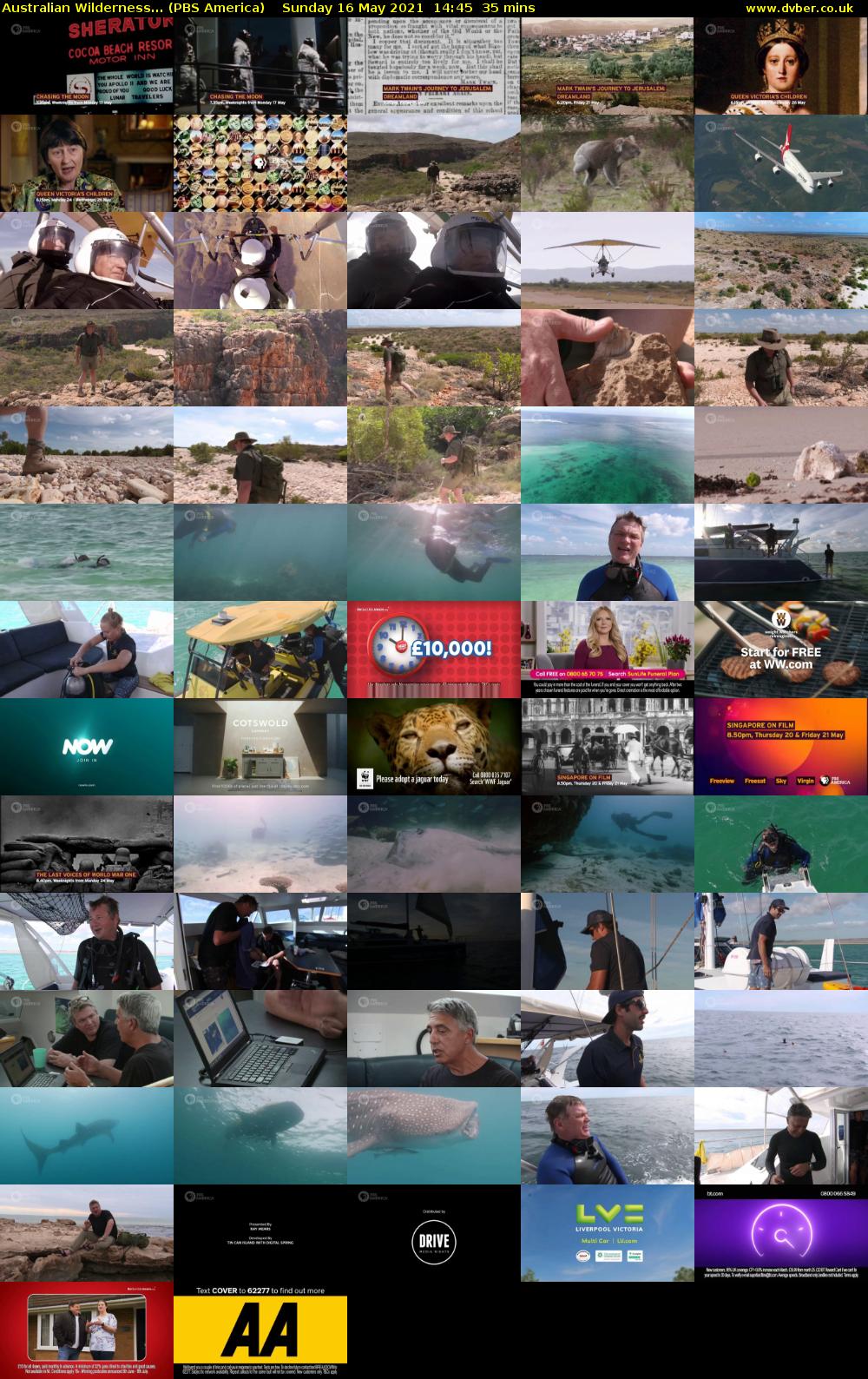 Australian Wilderness... (PBS America) Sunday 16 May 2021 14:45 - 15:20
