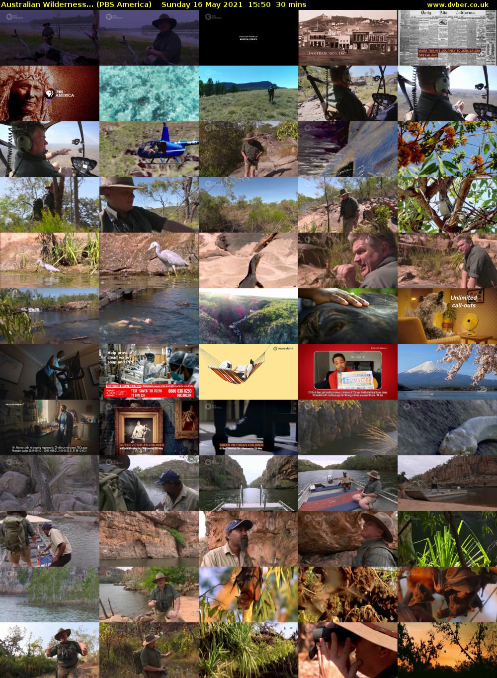 Australian Wilderness... (PBS America) Sunday 16 May 2021 15:50 - 16:20
