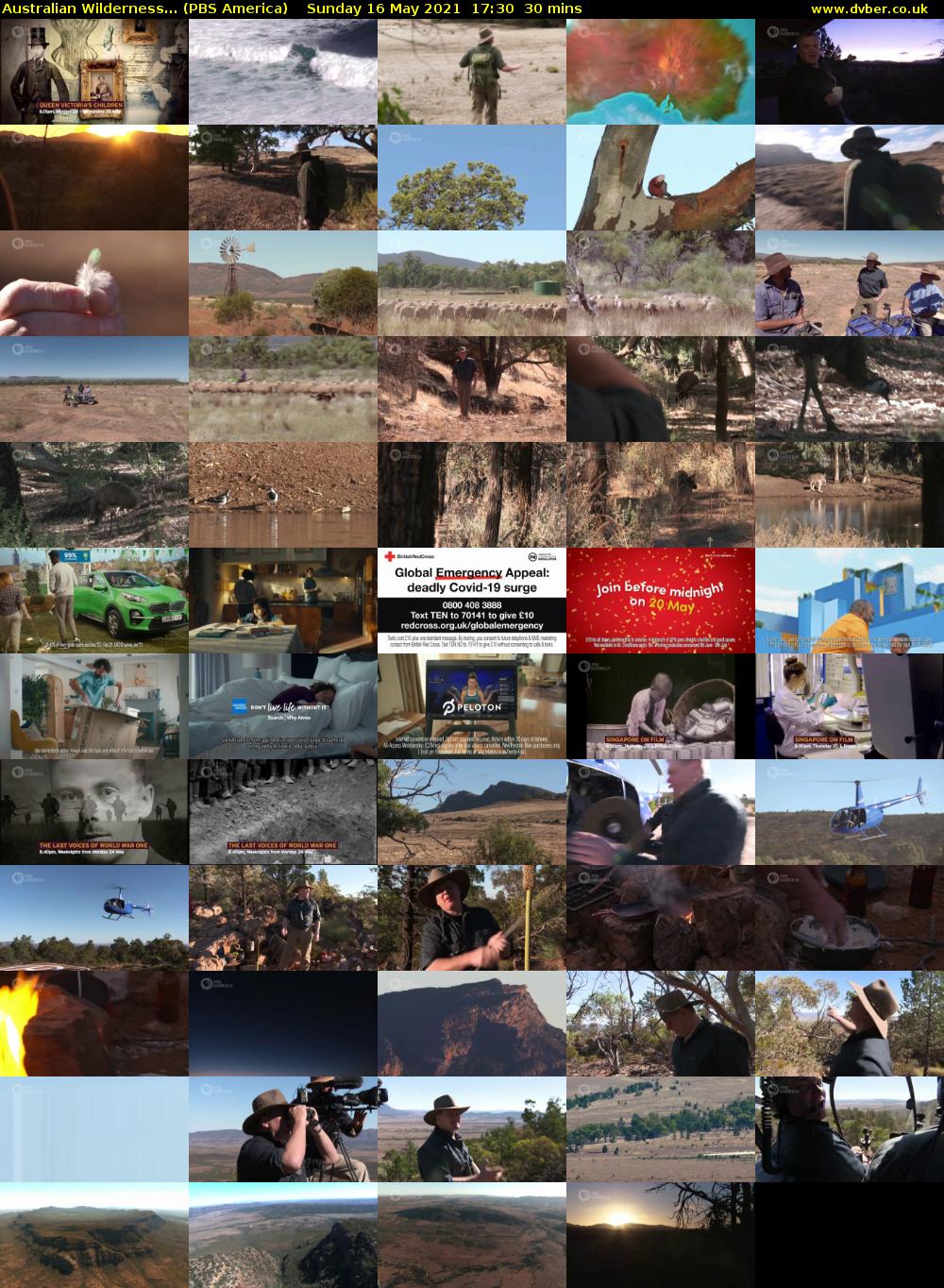 Australian Wilderness... (PBS America) Sunday 16 May 2021 17:30 - 18:00