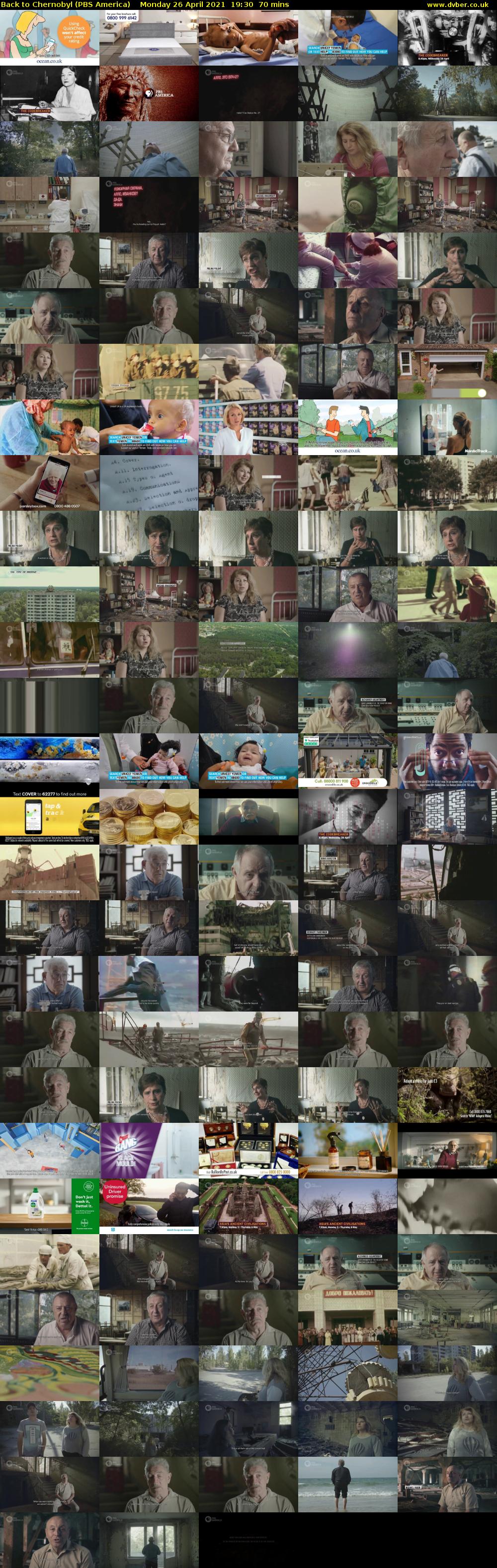 Back to Chernobyl (PBS America) Monday 26 April 2021 19:30 - 20:40