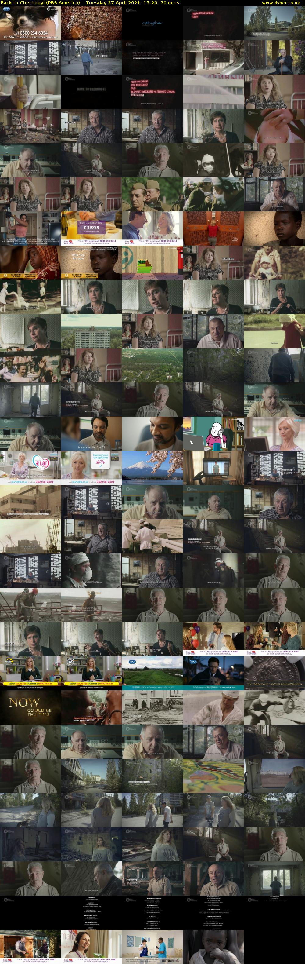Back to Chernobyl (PBS America) Tuesday 27 April 2021 15:20 - 16:30