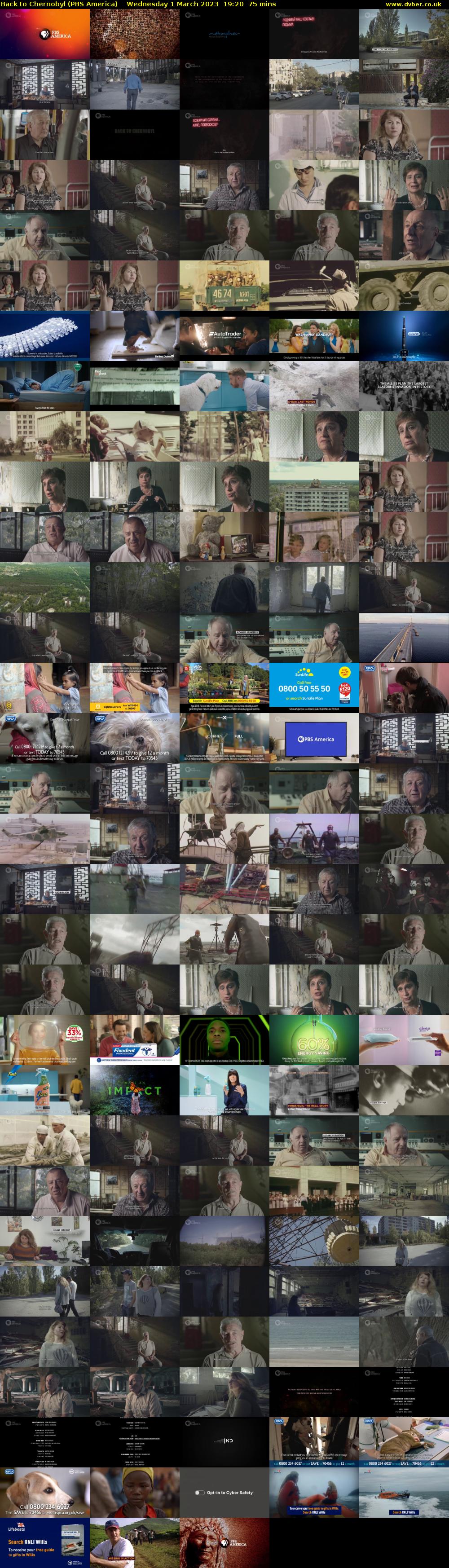 Back to Chernobyl (PBS America) Wednesday 1 March 2023 19:20 - 20:35