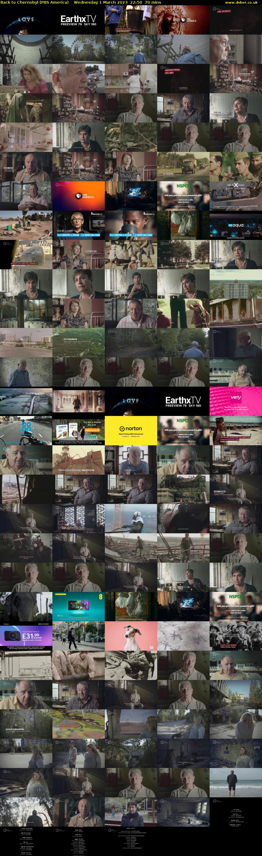 Back to Chernobyl (PBS America) Wednesday 1 March 2023 22:50 - 00:00