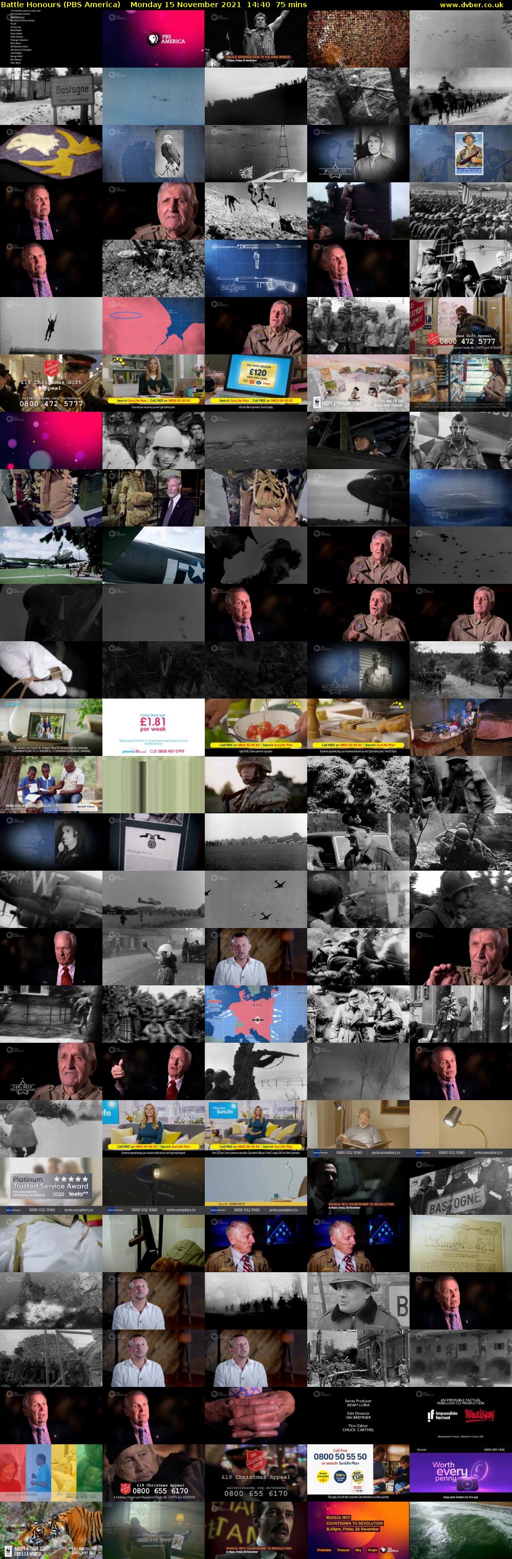 Battle Honours (PBS America) Monday 15 November 2021 14:40 - 15:55
