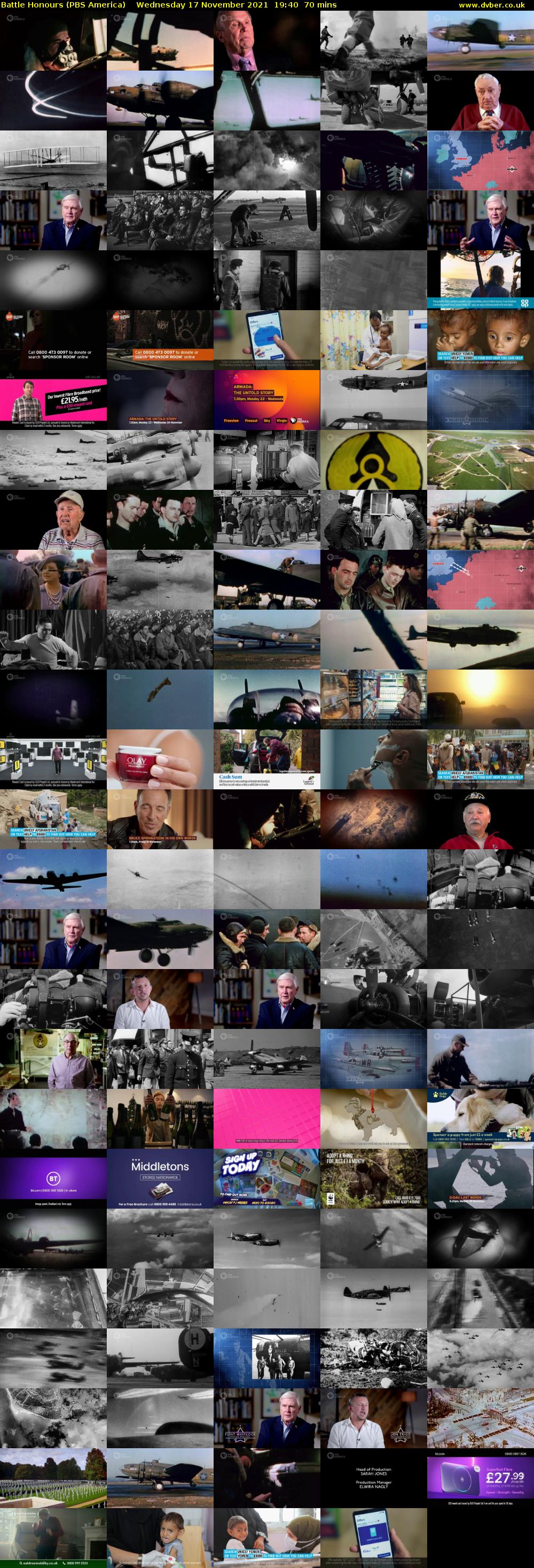 Battle Honours (PBS America) Wednesday 17 November 2021 19:40 - 20:50