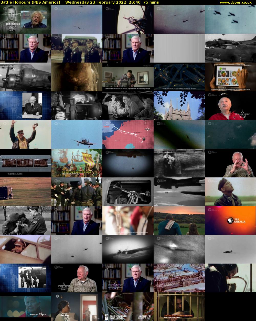 Battle Honours (PBS America) Wednesday 23 February 2022 20:40 - 21:55