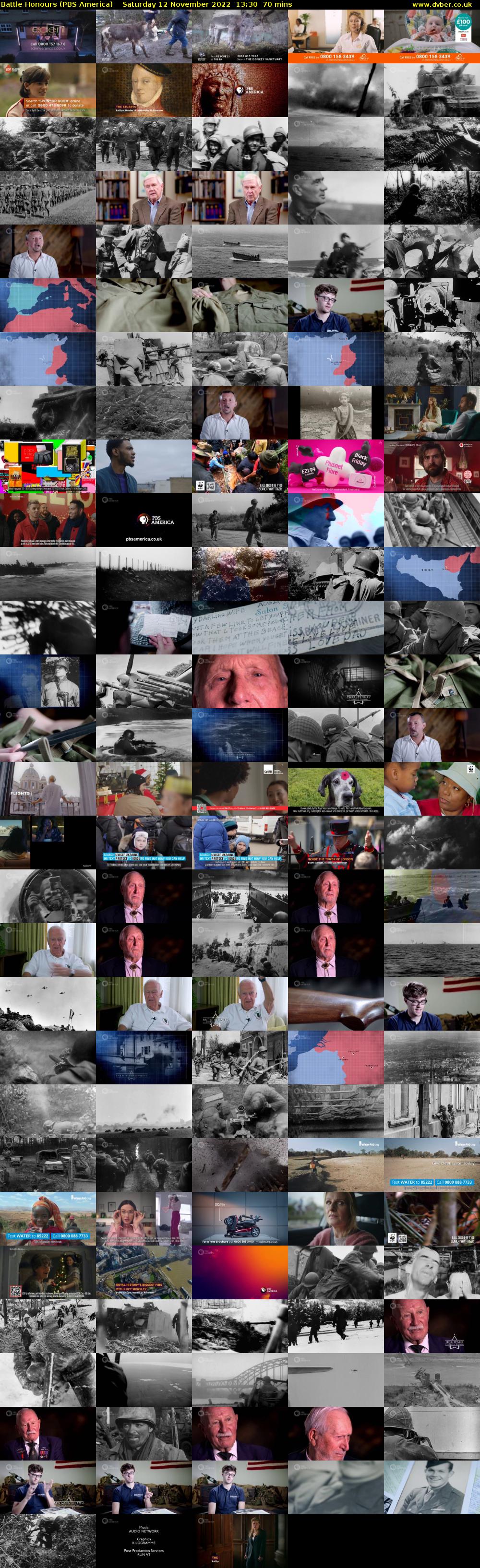 Battle Honours (PBS America) Saturday 12 November 2022 13:30 - 14:40