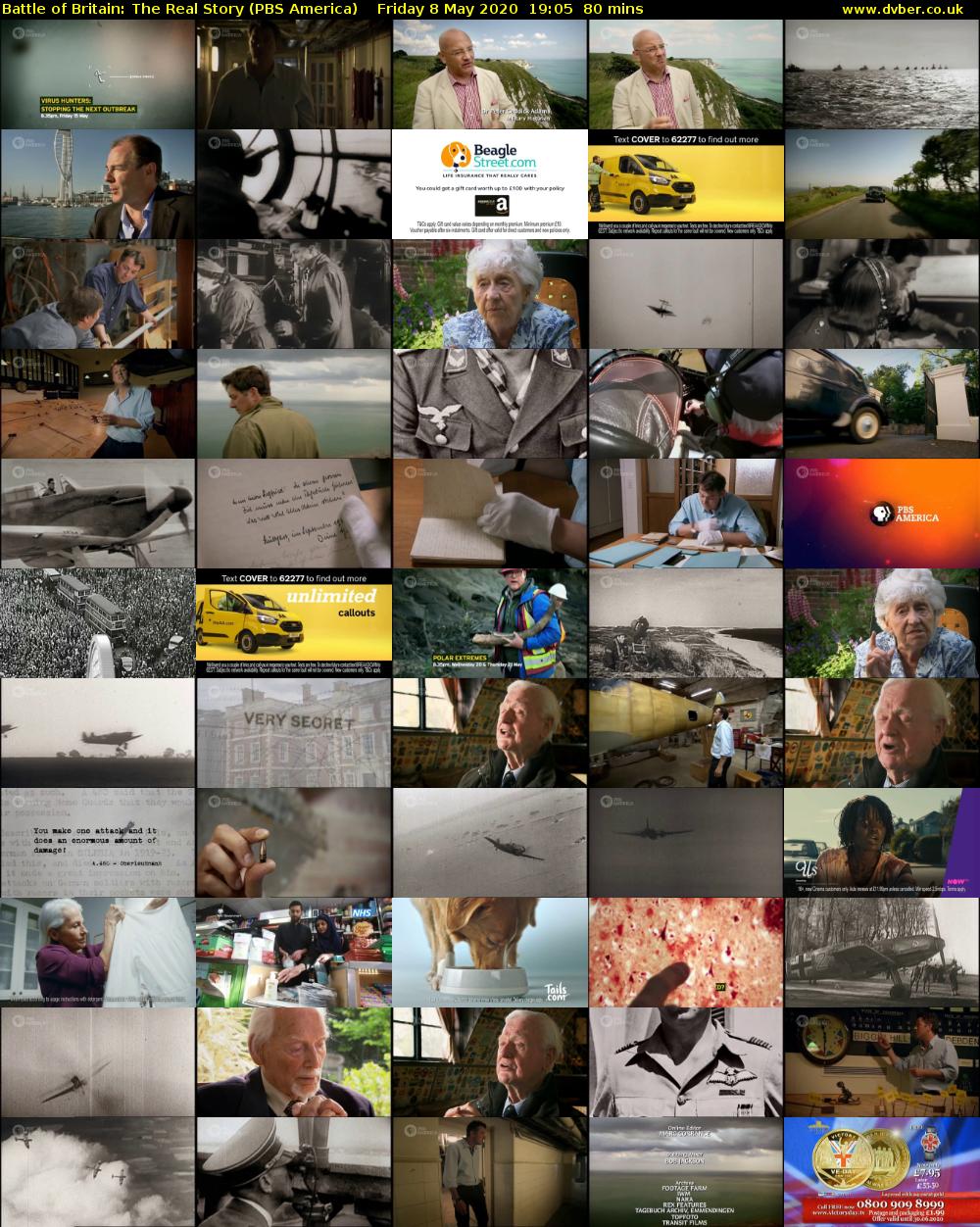 Battle of Britain: The Real Story (PBS America) Friday 8 May 2020 19:05 - 20:25