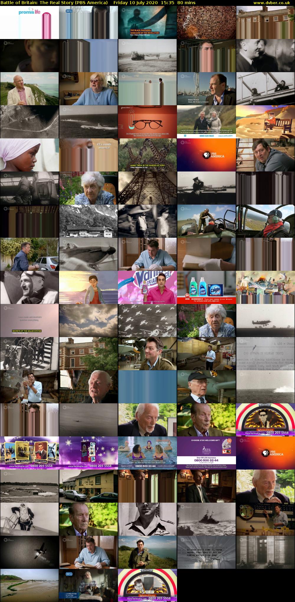 Battle of Britain: The Real Story (PBS America) Friday 10 July 2020 15:35 - 16:55
