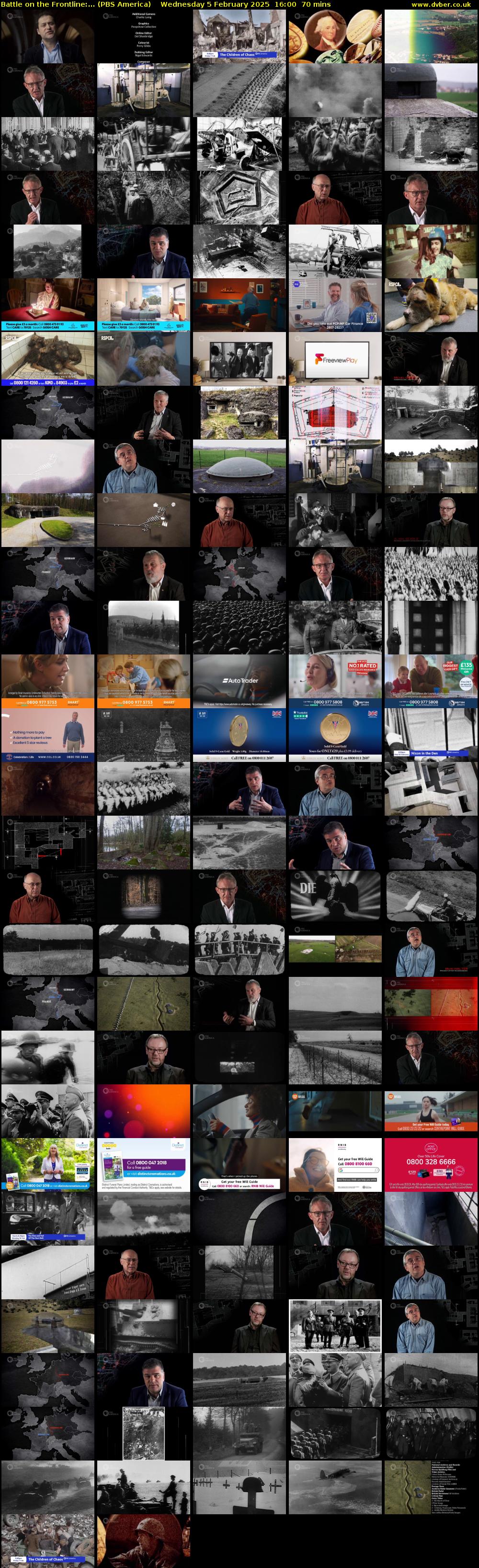 Battle on the Frontline:... (PBS America) Wednesday 5 February 2025 16:00 - 17:10