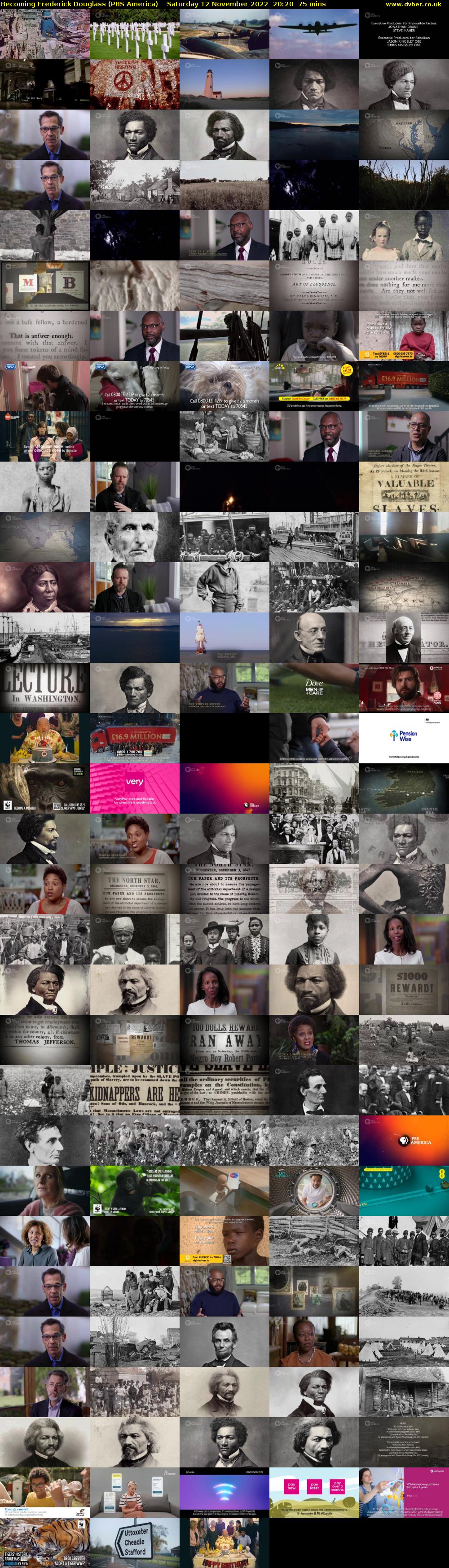 Becoming Frederick Douglass (PBS America) Saturday 12 November 2022 20:20 - 21:35