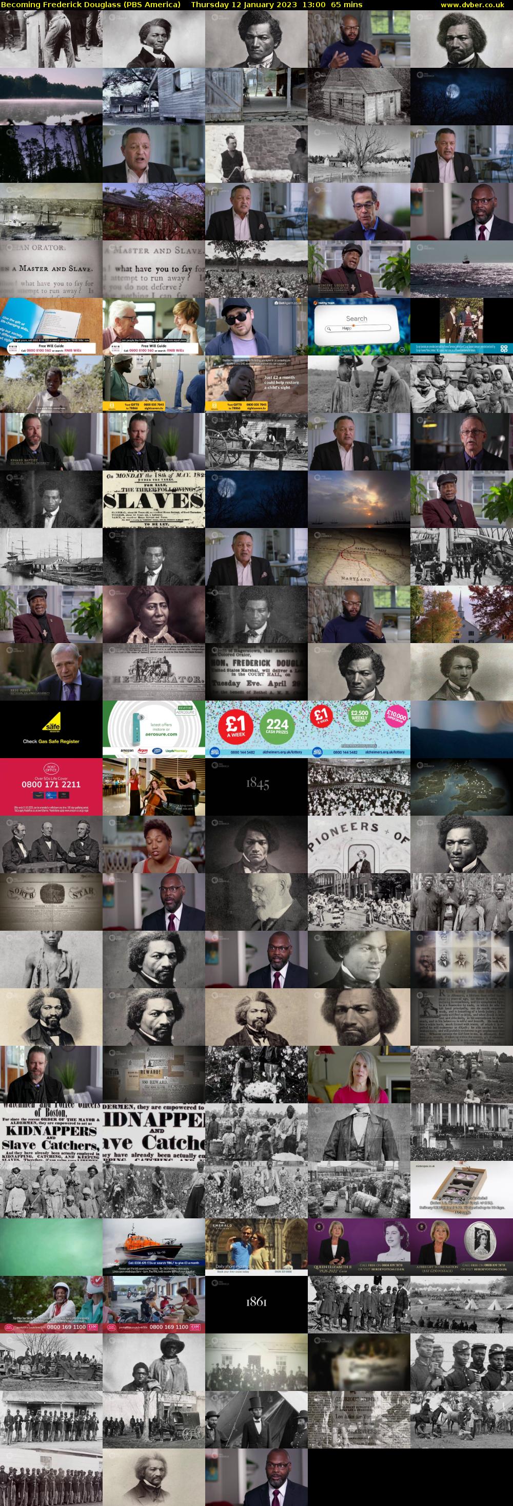 Becoming Frederick Douglass (PBS America) Thursday 12 January 2023 13:00 - 14:05