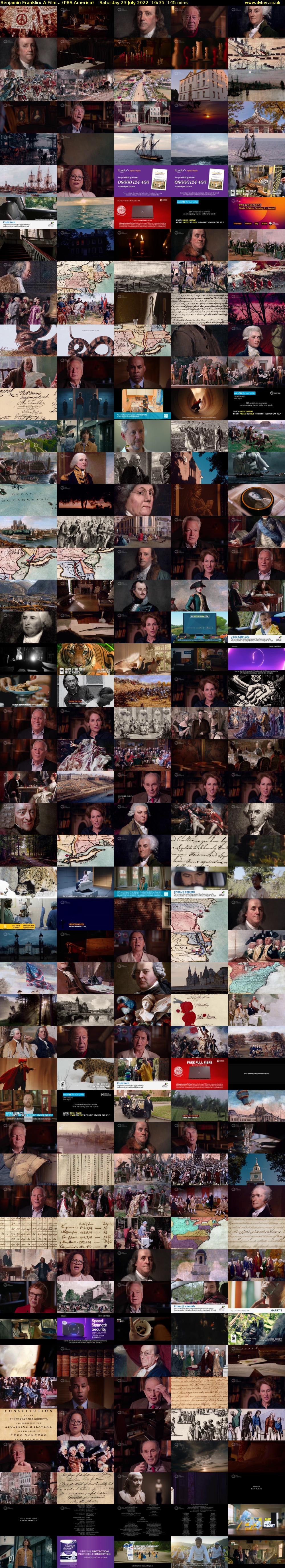 Benjamin Franklin: A Film... (PBS America) Saturday 23 July 2022 16:35 - 19:00