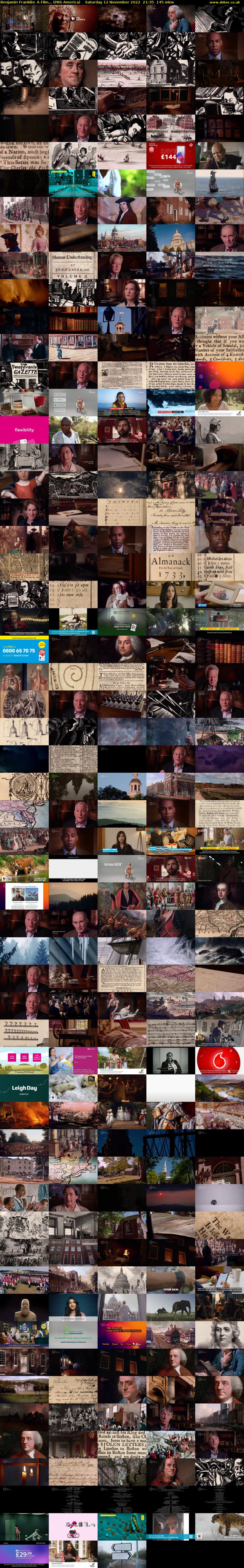 Benjamin Franklin: A Film... (PBS America) Saturday 12 November 2022 21:35 - 00:00