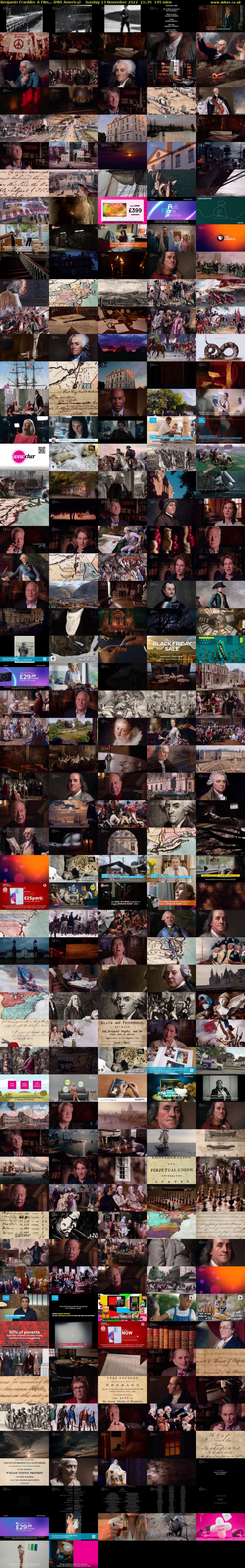 Benjamin Franklin: A Film... (PBS America) Sunday 13 November 2022 21:35 - 00:00