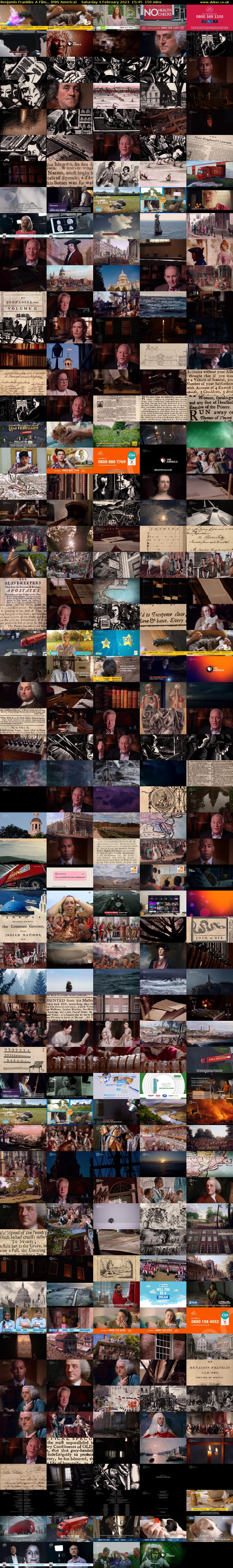 Benjamin Franklin: A Film... (PBS America) Saturday 4 February 2023 15:45 - 18:15