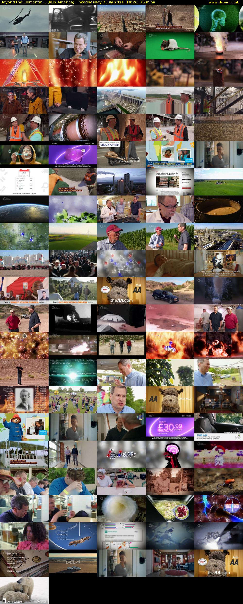 Beyond the Elements:... (PBS America) Wednesday 7 July 2021 19:20 - 20:35