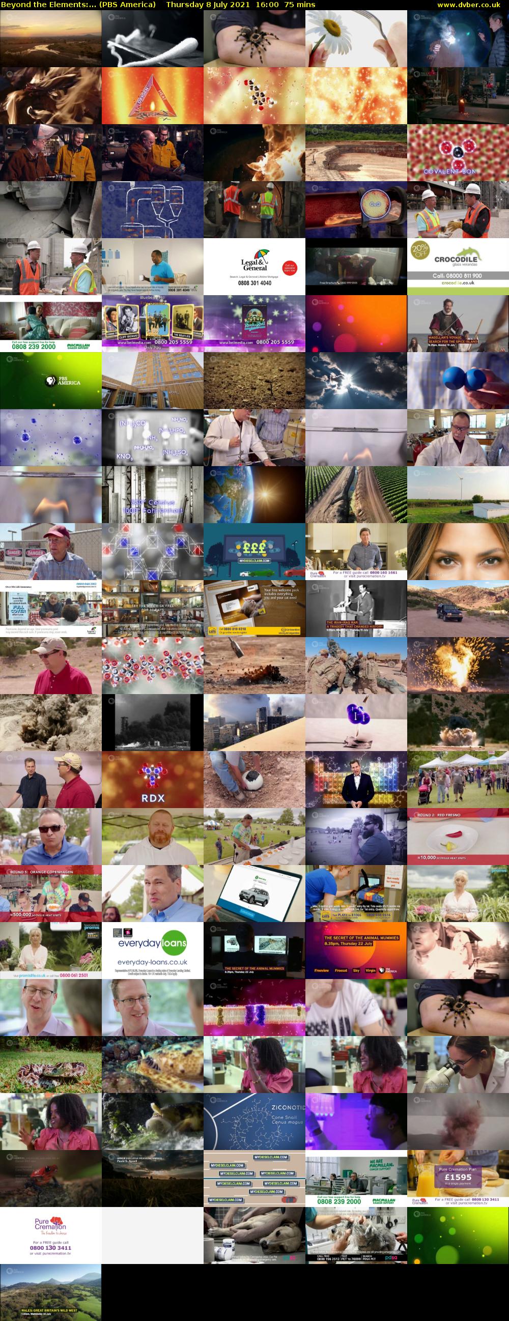 Beyond the Elements:... (PBS America) Thursday 8 July 2021 16:00 - 17:15