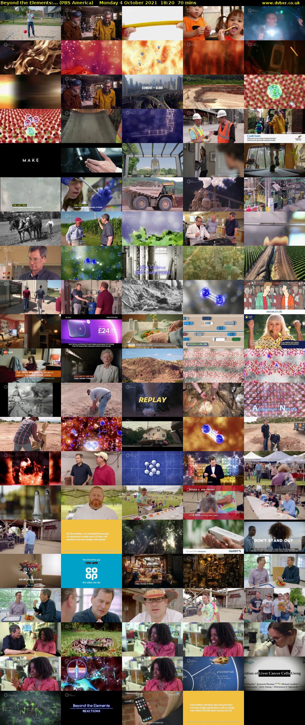 Beyond the Elements:... (PBS America) Monday 4 October 2021 18:20 - 19:30