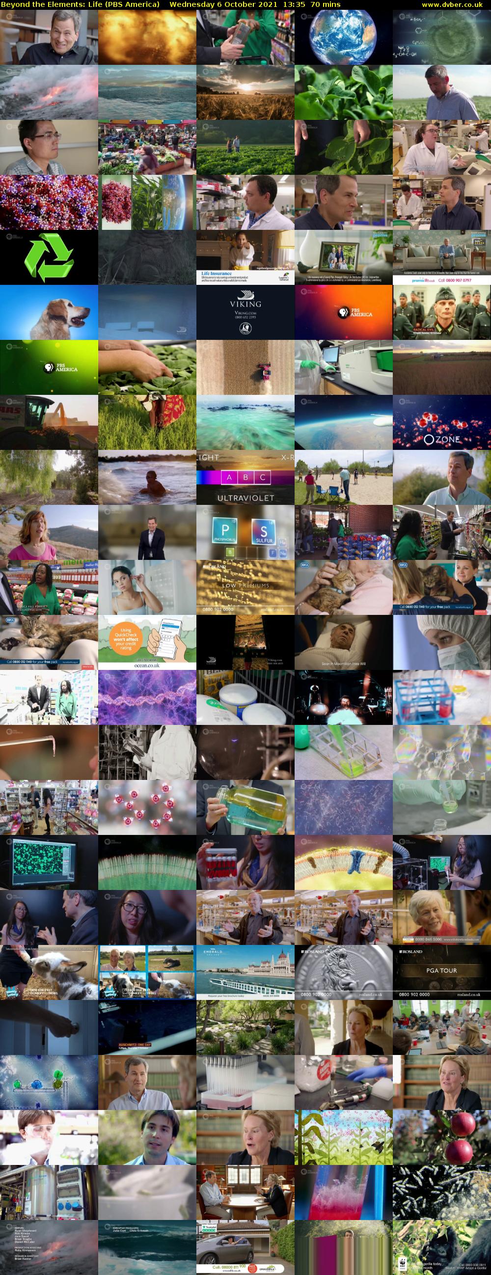 Beyond the Elements: Life (PBS America) Wednesday 6 October 2021 13:35 - 14:45