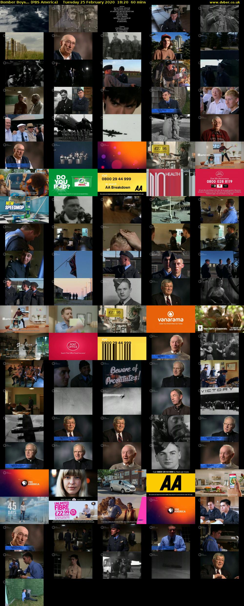 Bomber Boys... (PBS America) Tuesday 25 February 2020 18:20 - 19:20