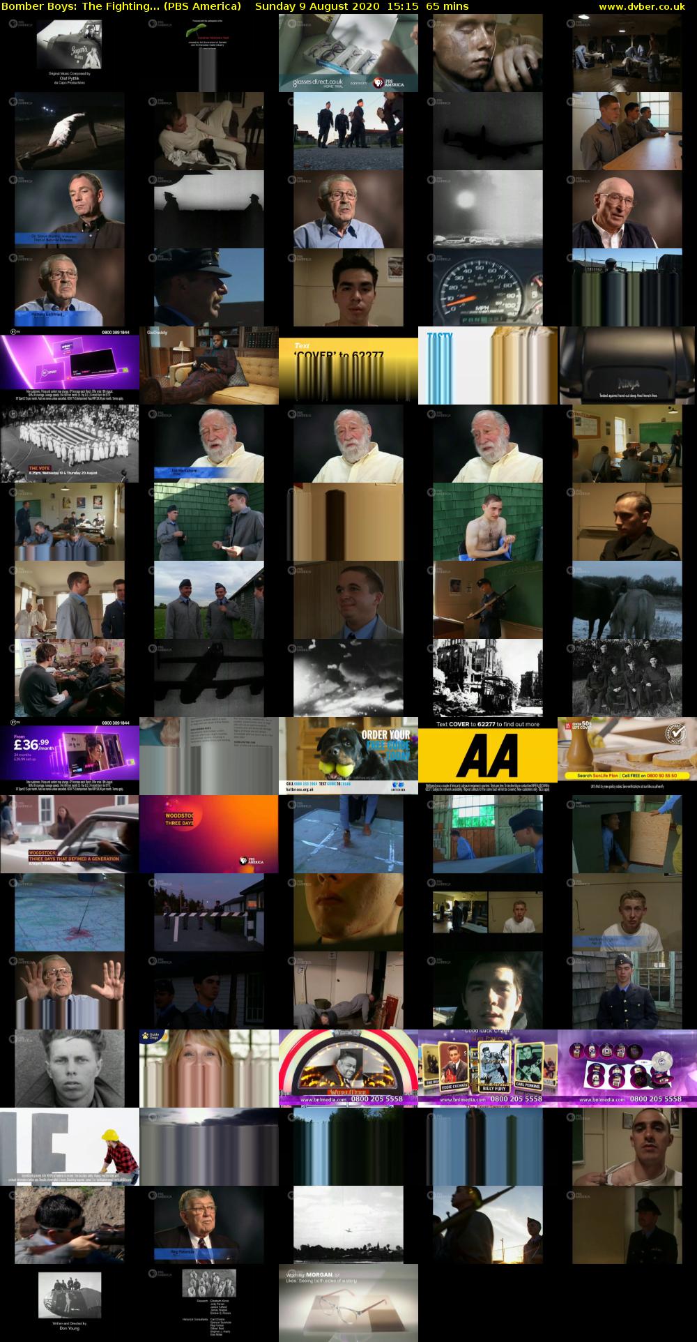 Bomber Boys: The Fighting... (PBS America) Sunday 9 August 2020 15:15 - 16:20