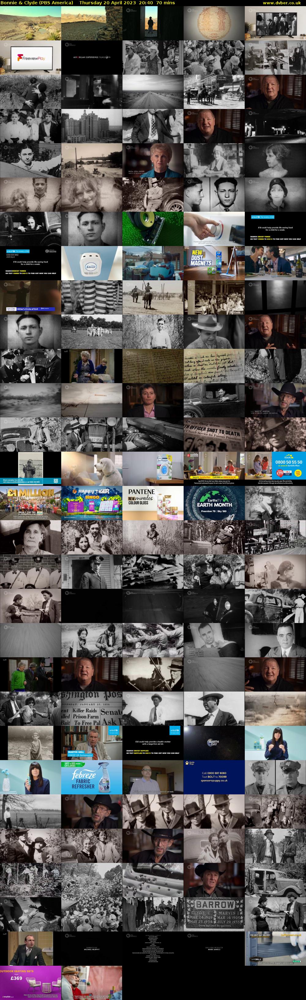 Bonnie & Clyde (PBS America) Thursday 20 April 2023 20:40 - 21:50